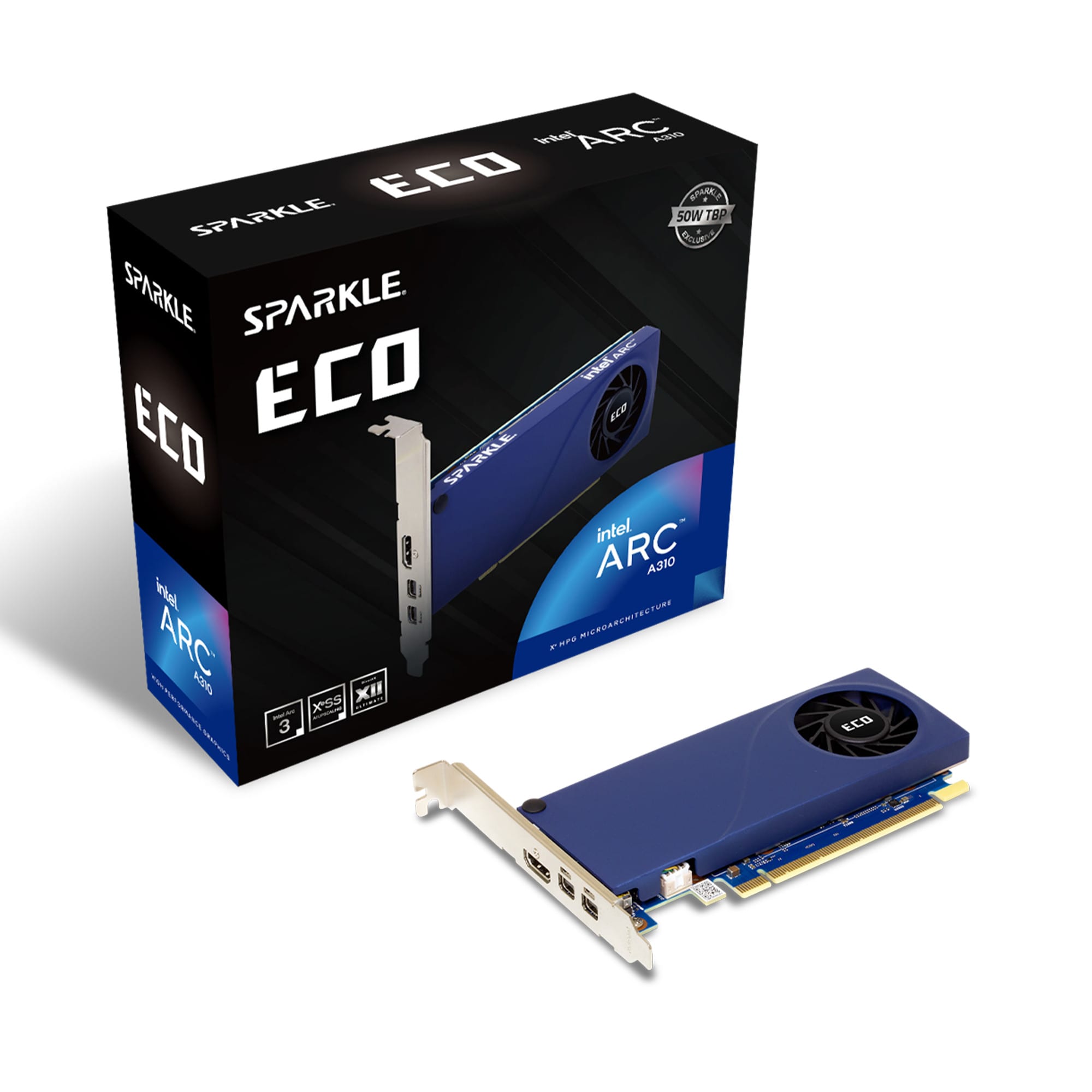 SPARKLE Intel Arc A310 ECO Grafikkarte 4 GB
