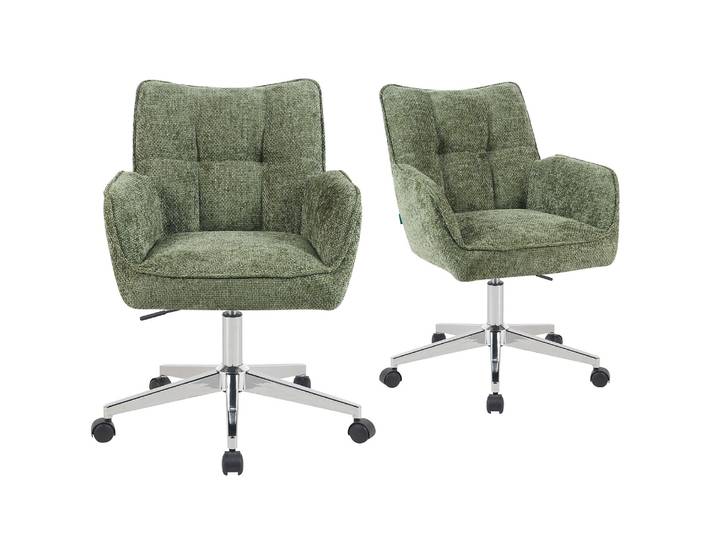 Bürostuhl Mika-Sven 2er-Set –360° drehbar