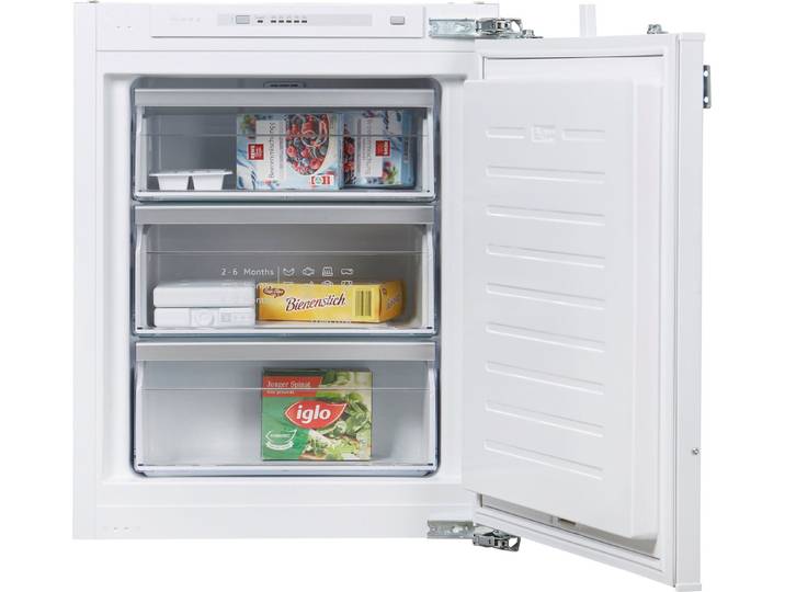 NEFF Einbaugefrierschrank N 50 GI1113FE0, 71,2 cm hoch, 55,8 cm breit, Low Frost: geringere Eisbildung & schnelleres Abtauen
