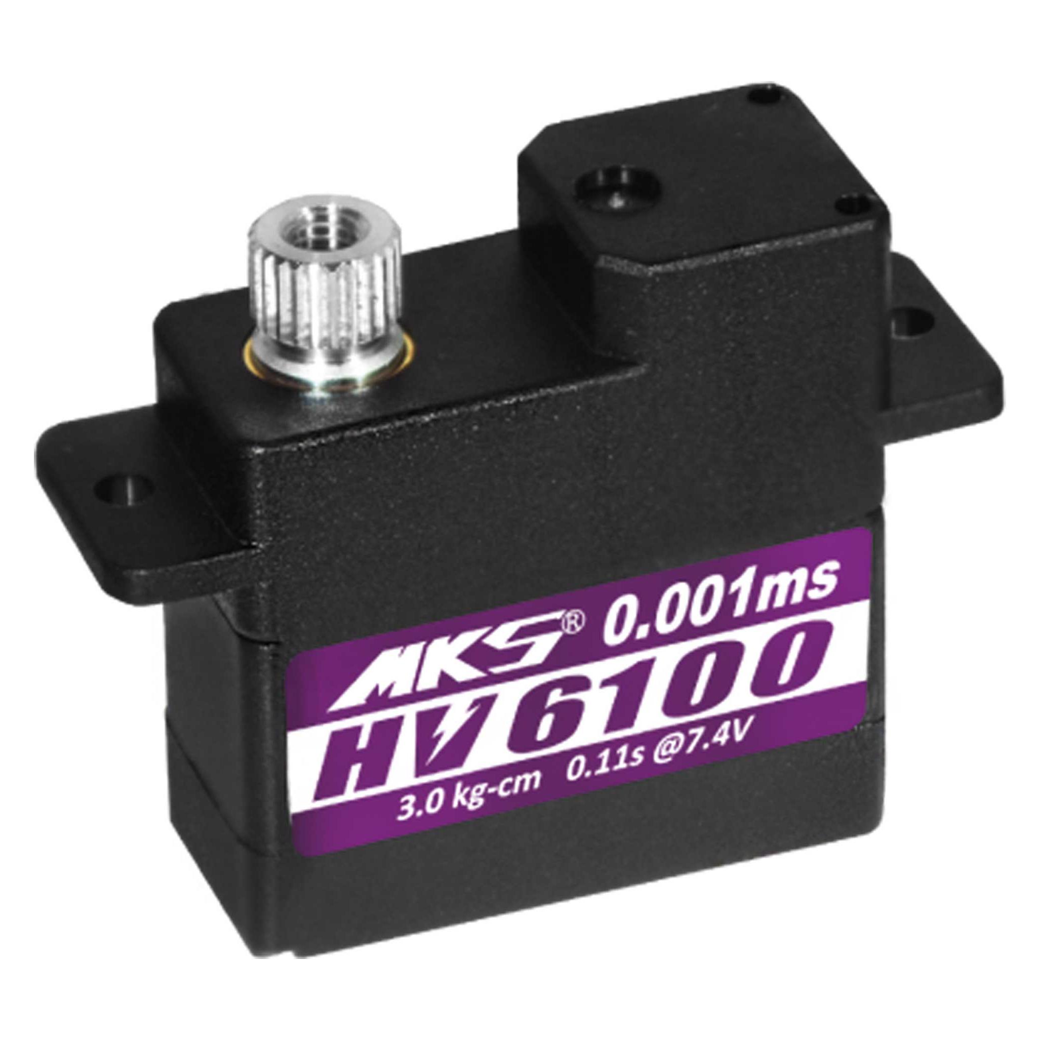 Mks hv6100 coreless servo 10mm 6-8,4volt (S0022005)