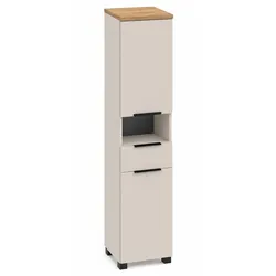 Tchibo - Hochschrank »Saga« - 40,3x35x185,4cm - schwarz -
