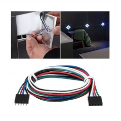 Paulmann 78420 LumiTiles Kabel Square RGBW 0,7m 12V Schwarz Kunststoff