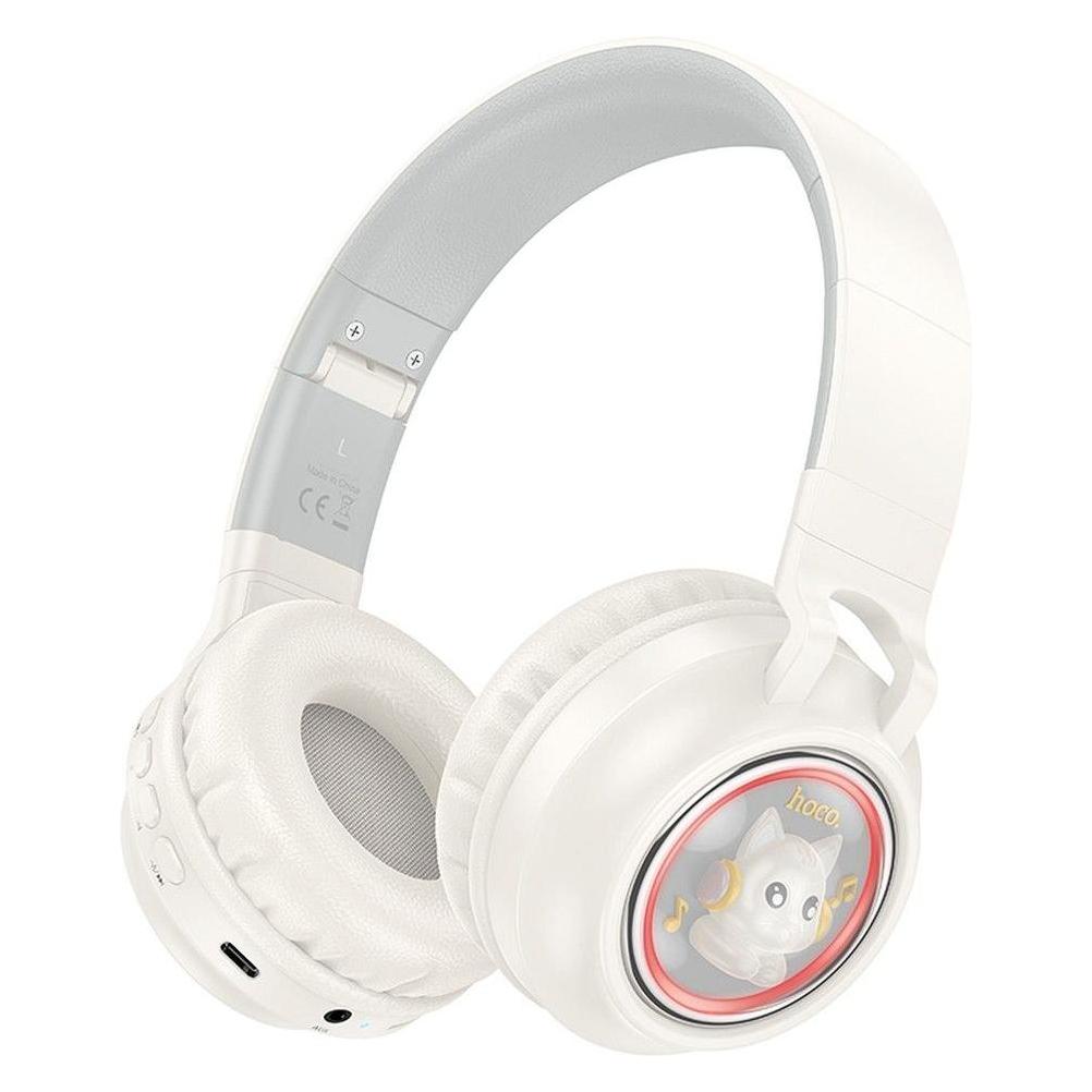 Hoco Wireless headphones wireless headphones bluetooth W50 milky white (49572172)