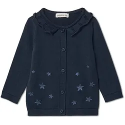 Tchibo - Baby-Strickjacke - Baby - Gr. 74/80 - dunkelblau