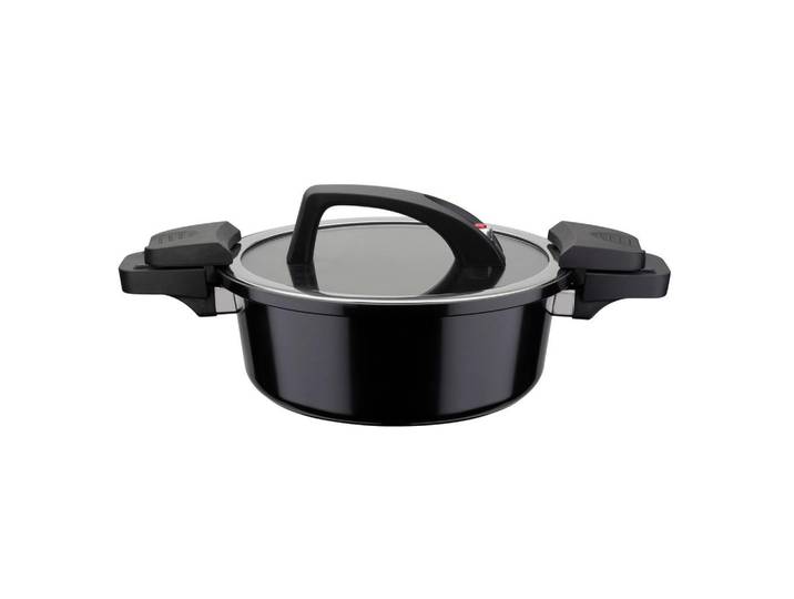 Kochtopf Nero 4 l Aluminium, schwarz