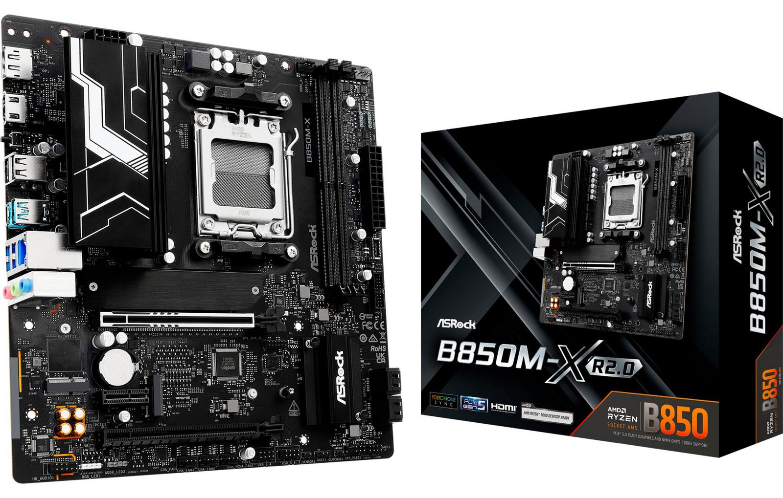 ASRock B850M-X R2 AMD B850 Socket AM5 micro ATX moederbord