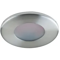 Brumberg 00226422 Einbaudownlight GX5,3 / max. 13 W LED, rund, starr, edelstahl matt, Material Ed