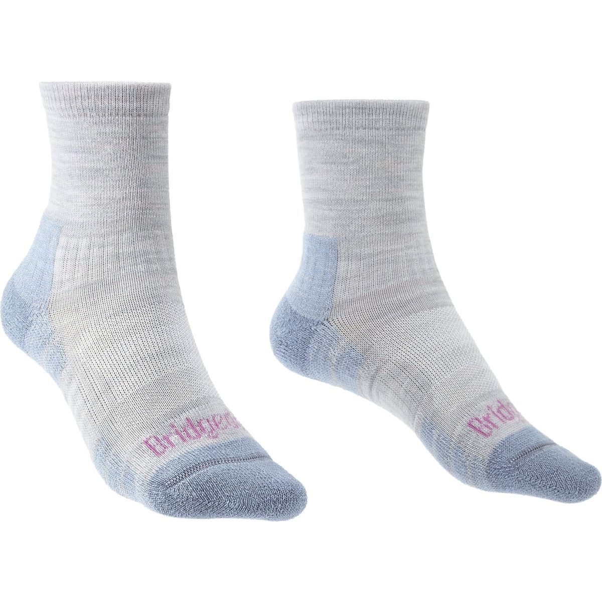 Bridgedale Hike Lightweight Performance ¾ Crew grey/smoky blue (830) S 710608-830-S
