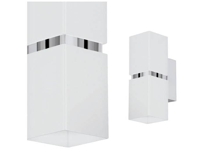 Eglo 95377 Passa Applique Angle Up & Down Chrome Blanc