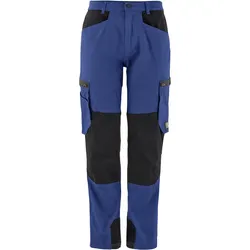 Bundhose "CARGO WORK" Baumwoll-Stretch - 42 - kornblau/schwarz