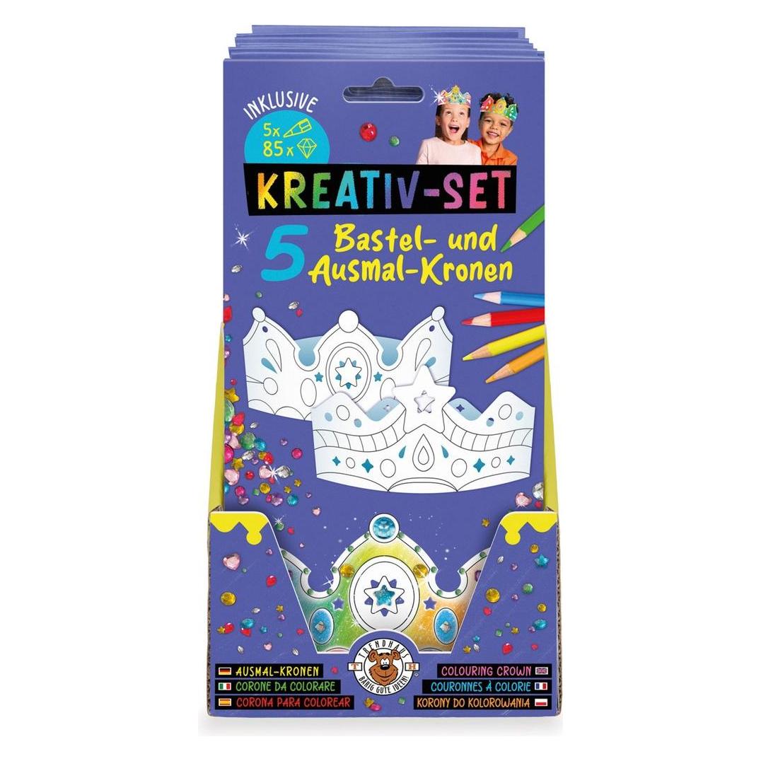 Trendhaus Bastel- & Ausmal-Kronen Inkl. Diamantsti (964670)