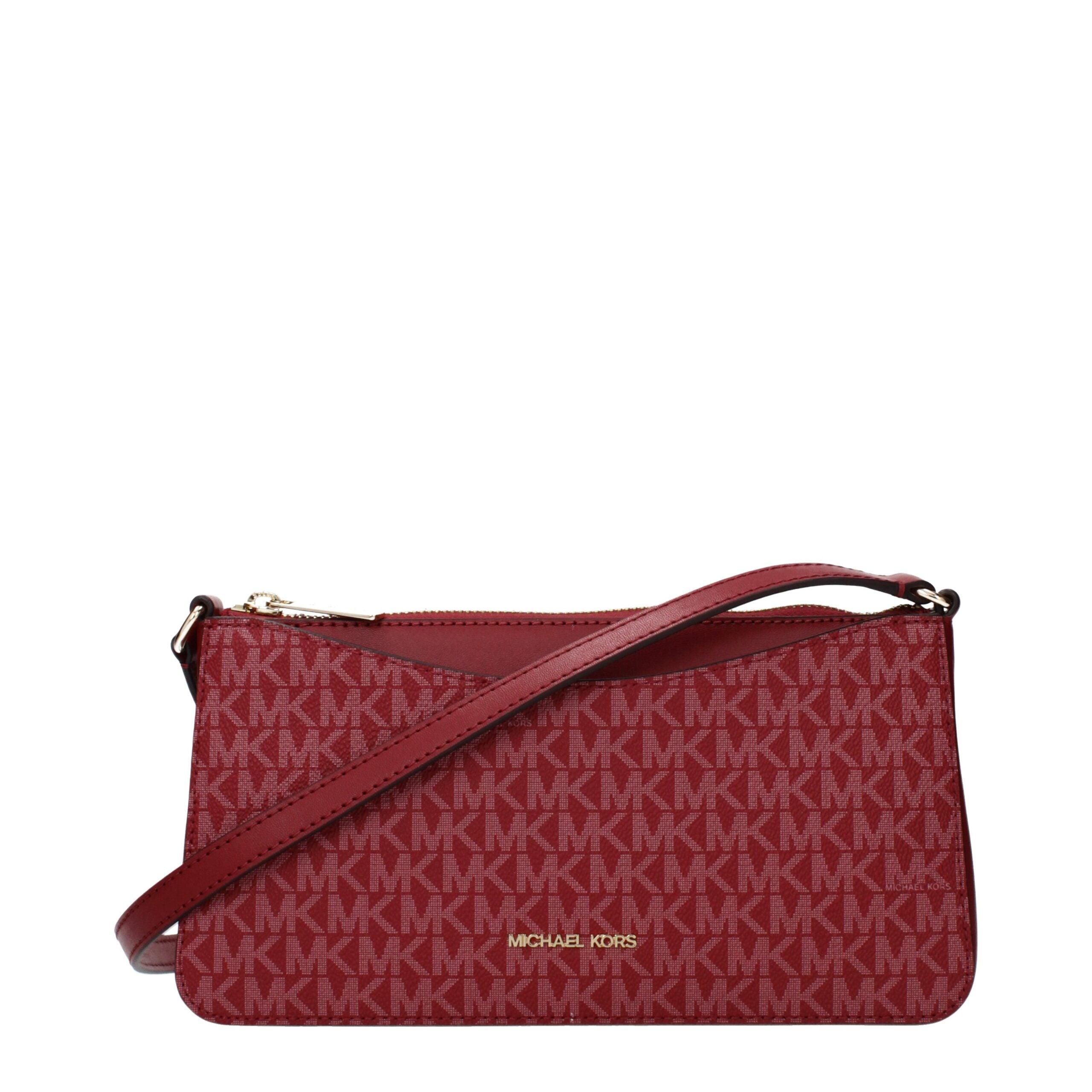 Michael Kors Rode Stoffen Schoudertas