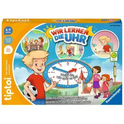Ravensburger tiptoi - Spiel - Wir lernen die Uhr - interaktives Lernspiel ab 6 Jahren