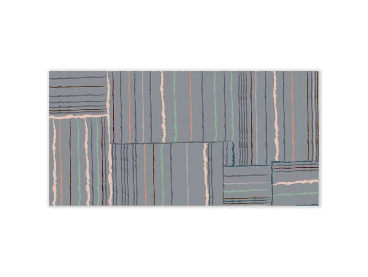 Mubusi Tapis Vinyle Tissu Gris 150x300 cm - Tapis Chambre en Vinyle