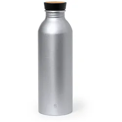 2x Aluminiumflasche 550 ml, grau