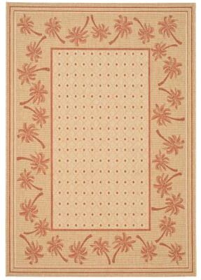 SAFAVIEH Courtyard Carla Indoor/ Outdoor Geometric Area Rug