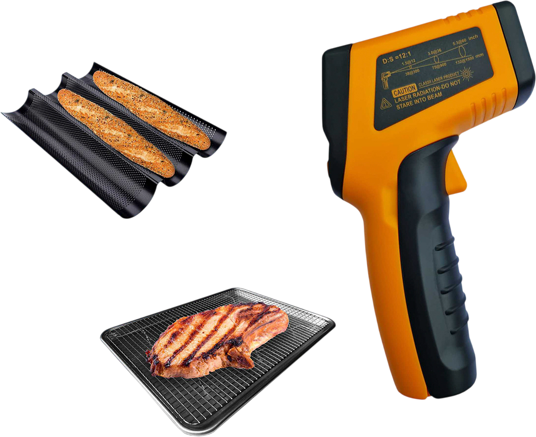 My-Barbecue Pack Promocional – Kit de 3 Utensílios para Forno a Lenha