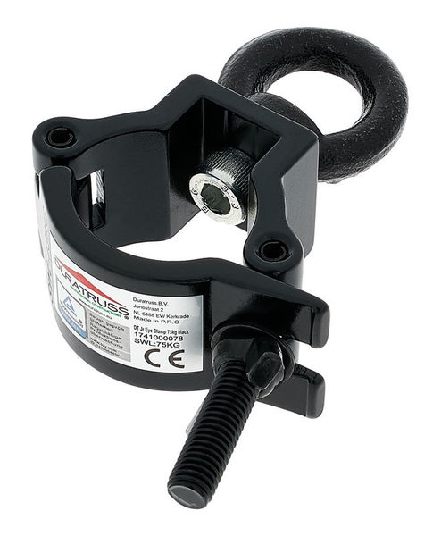 Duratruss Jr Eye Clamp 75kg black Black