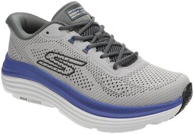 Skechers Performance Max Cushioning Endeavour-Mandalay - Mens 8.5 Grey Running Shoes Medium