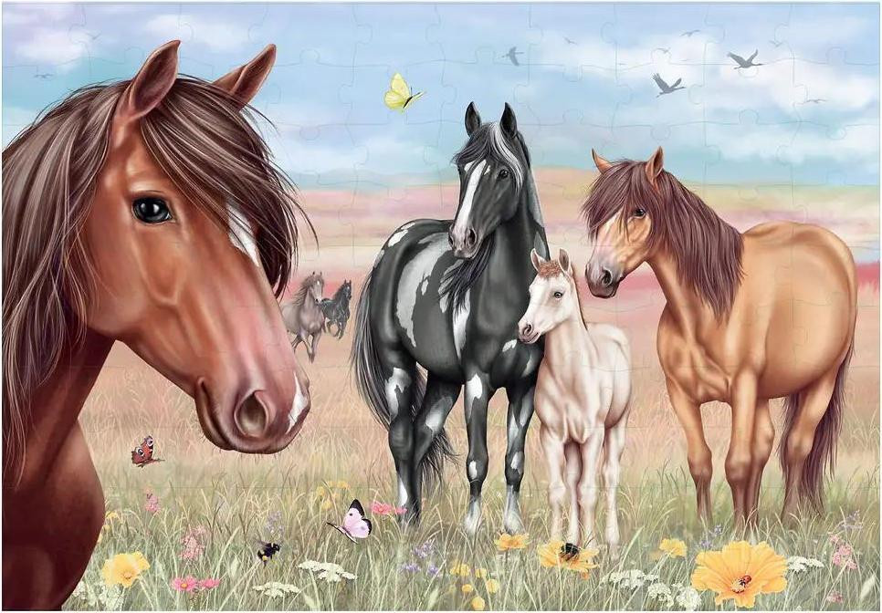 Depesche Miss Melody Puzzel Paard, 100 stukjes, 58 x 40 cm
