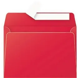 Clairefontaine Briefumschlag Pollen 5586C C6 kirschrot 20 St./Pack.