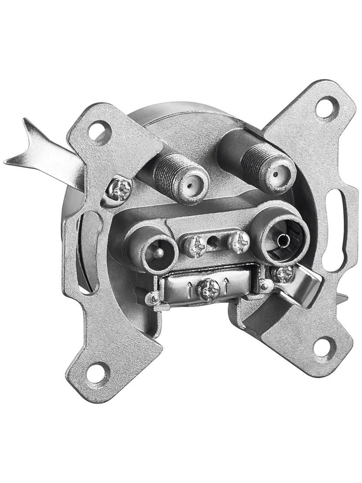 Pro 4-way antenna end wall socket