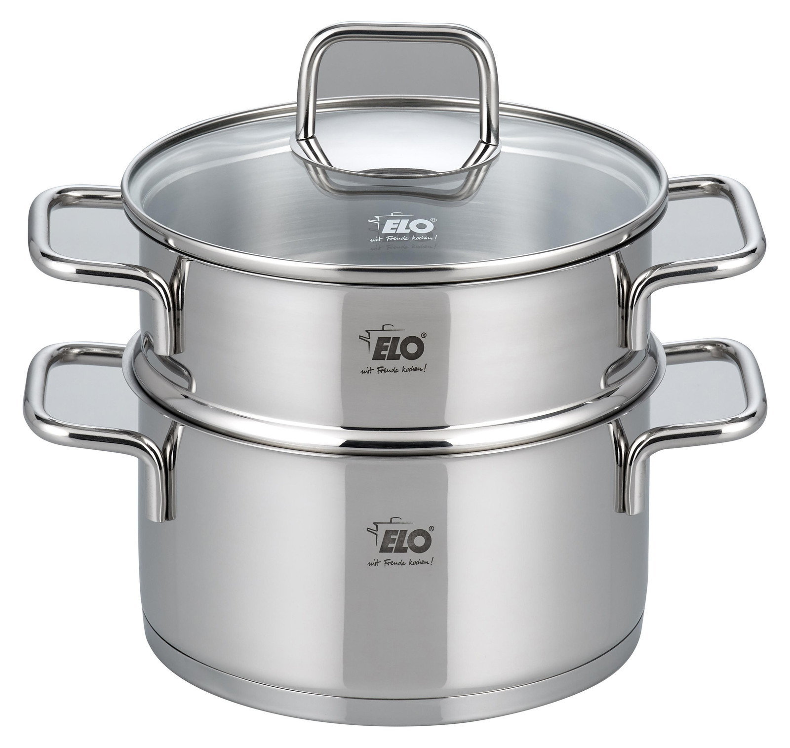ELO Biodampfgenerator Citrin zilverkleurig
