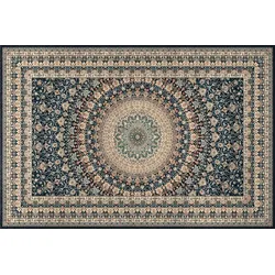 TEPGO Wollteppich Troubadour marineblau 133x190 cm