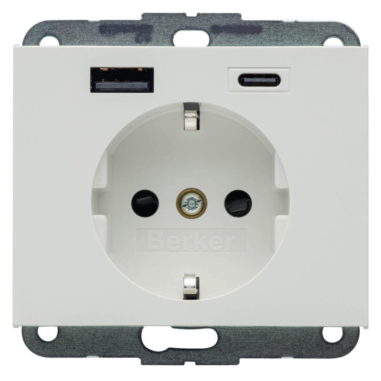 Berker Steckdose AC 20W PD K.x (48147009)