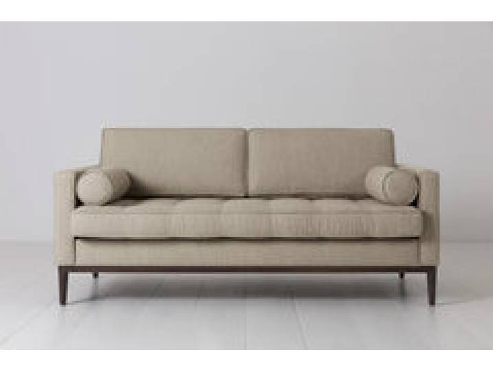 Zweisitzer-Sofa Model 02, Steingrau