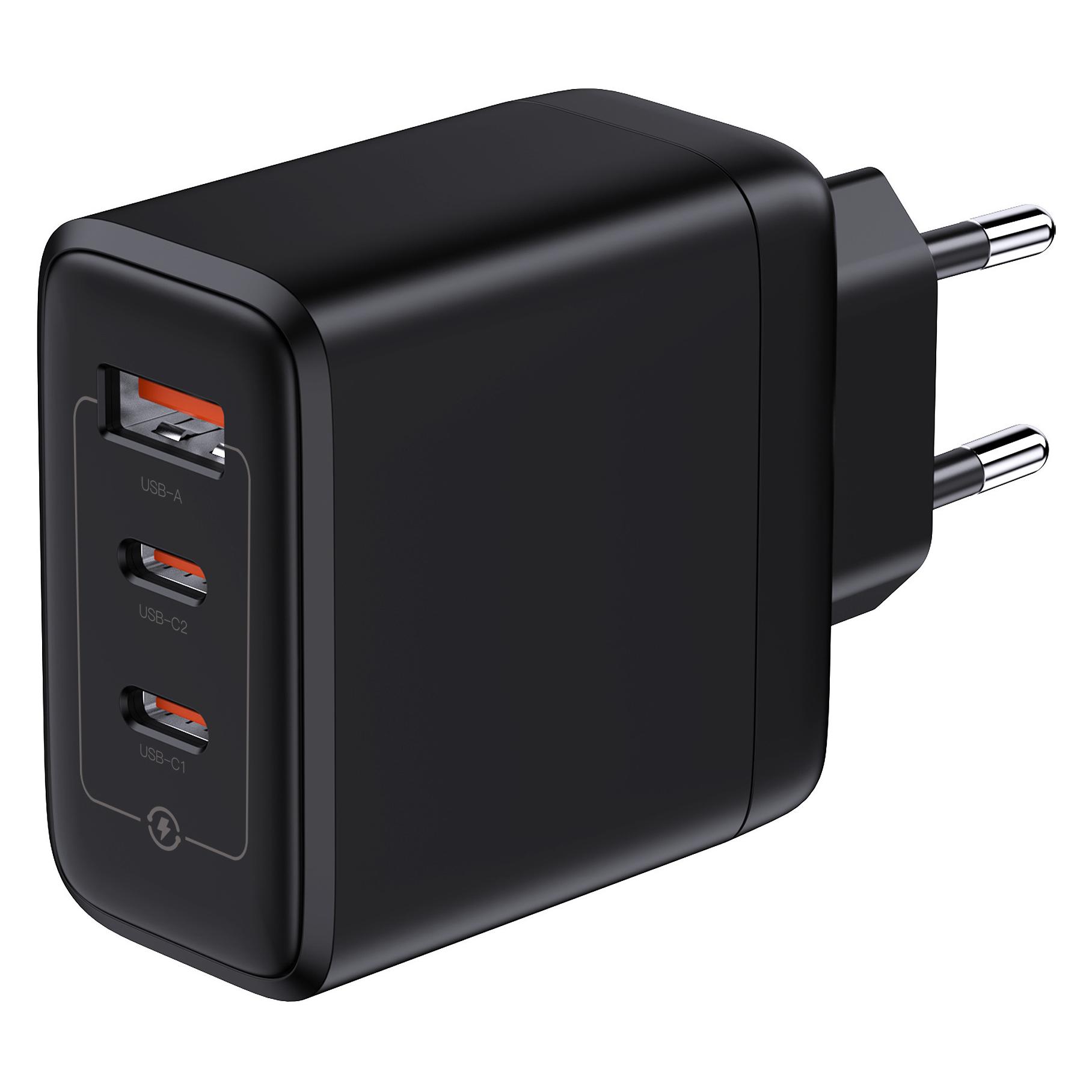 Schönenberger 65W GaN 3-Port Fast Charger (65 W, 3 Ports) (24.11065SZ)
