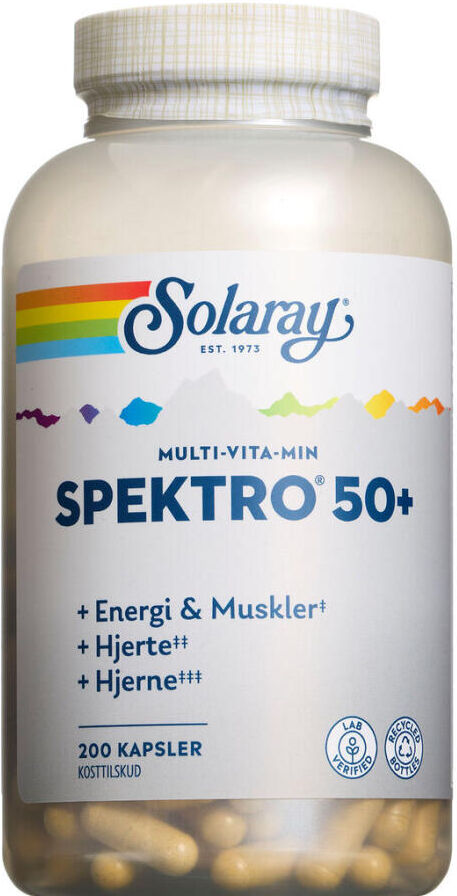 Solaray Spektro50+ Kosttilskud 200 stk