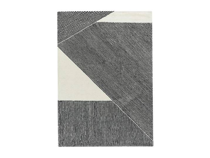 NJRD Stripes Wollteppich naturweiß 170 x 240cm