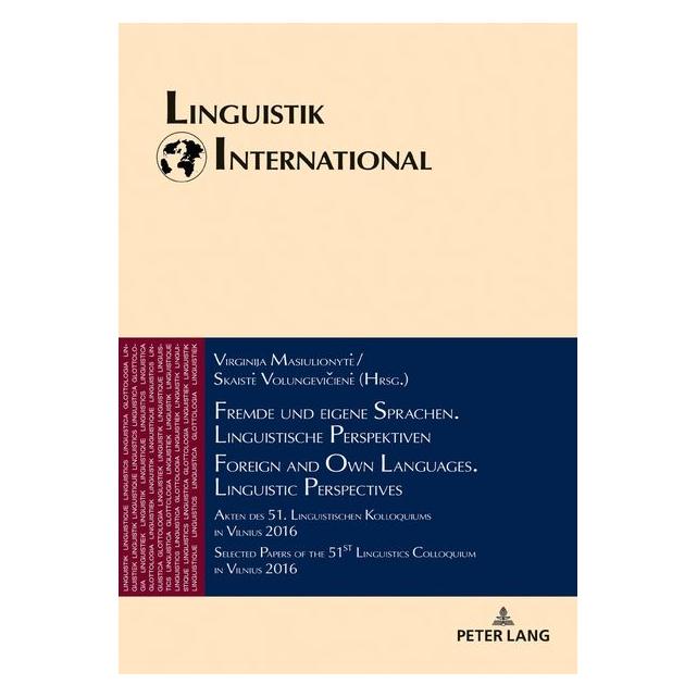 Peter Lang Fremde und eigene Sprachen. Linguistisc (Deutsch, Englisch, Hardcover) (67839208)