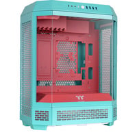 The Tower 600 Mint Strawberry, Tower-Gehäuse mint/rot, Tempered Glass x 3