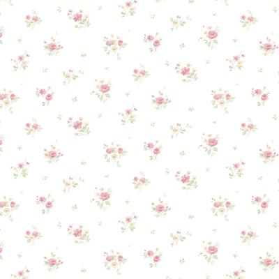 Orly Rainbow Floral 20.5 In X 33 Ft Washable Wallpaper