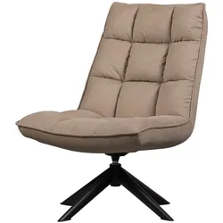 Drehsessel Jouke aus Preo-Gewebe, modern und gepolstert, Sand, komfortabler Sitz für Dein Zuhause