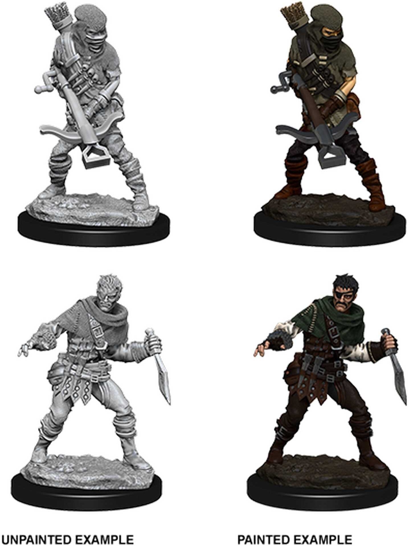 Wiz Kids LLC Pathfinder Bandits Deep Cuts Unpainted Miniatures by WizKids - 6-8 Unpainted Miniatures for Tabletop Role-Playing Games
