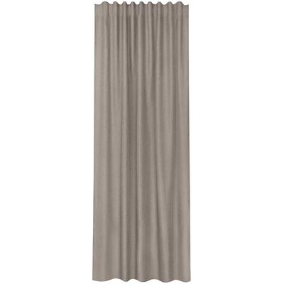Gardine "Fatima", beige (hellgrau), B:140cm H:245cm, Polyester, HOME LIVING BY GERSTER, Gardinen, Gardine, SB-Schal "Fatima" mit Kombiband