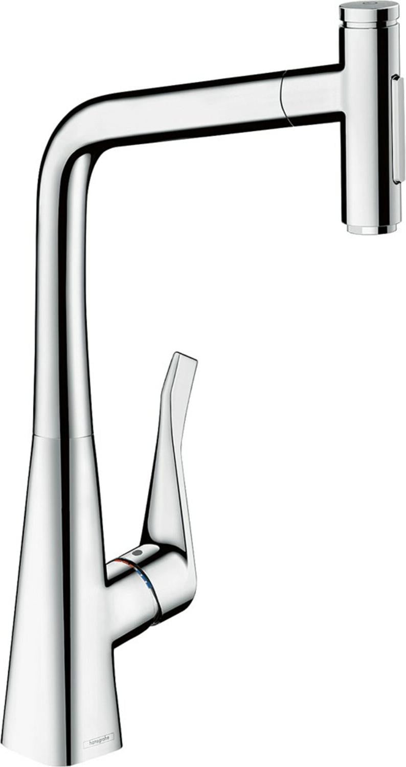 Hansgrohe M71 met uittrekbare uitloop en sprayfunctie