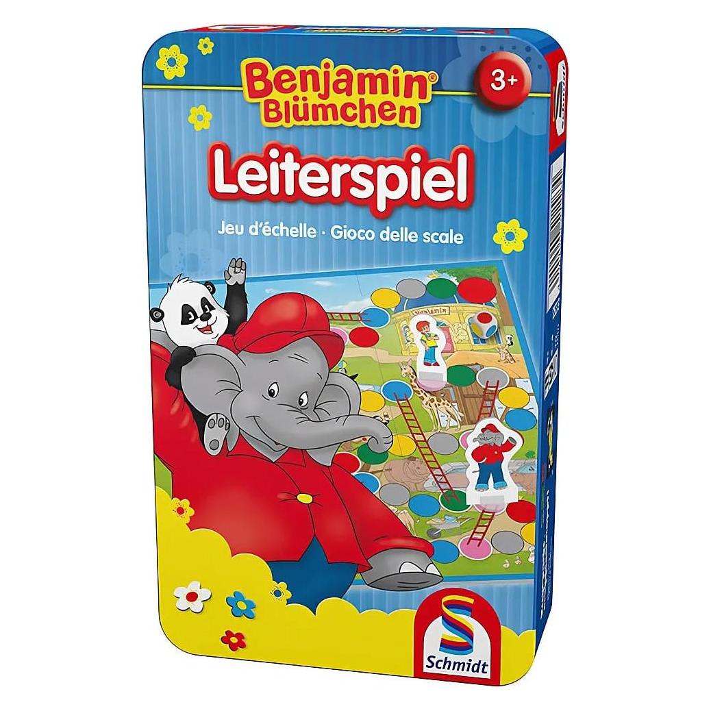 Schmidt Spiele Leiterspiel in Metalldose (Deutsch, 2 - 4 Spieler) (51280)