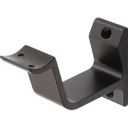 hermeta Handlaufträger 3552 Alu.schwarz elox.gewölbte Auflage - 3552-18E
