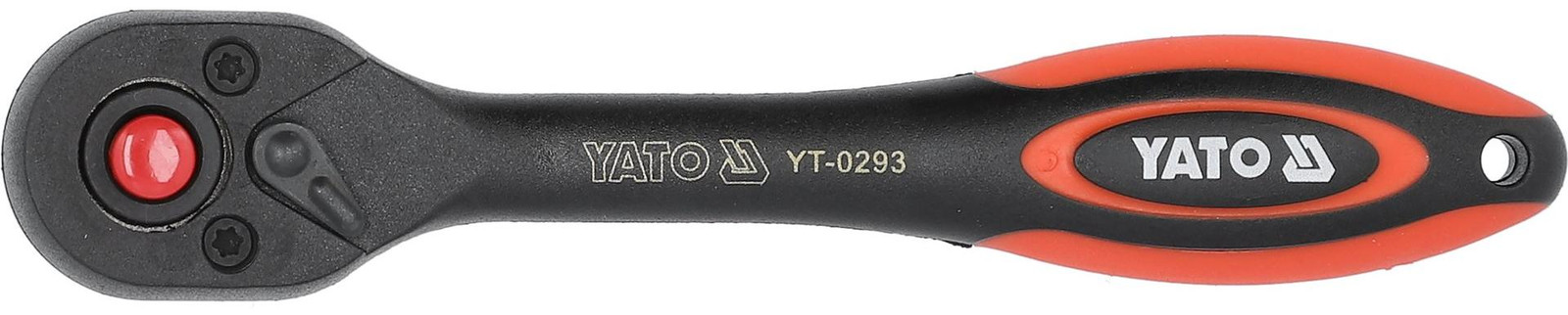 YATO Gebogen ratel BLACK 1/4" YT-0293