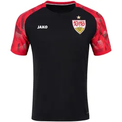 JAKO VfB Stuttgart International Aufwärmshirt 2026/27 812 - schwarz/rot 4XL