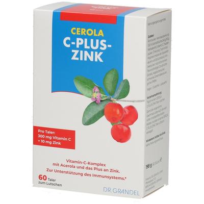 Cerola C plus Zink Taler Grandel 60 St Bonbons