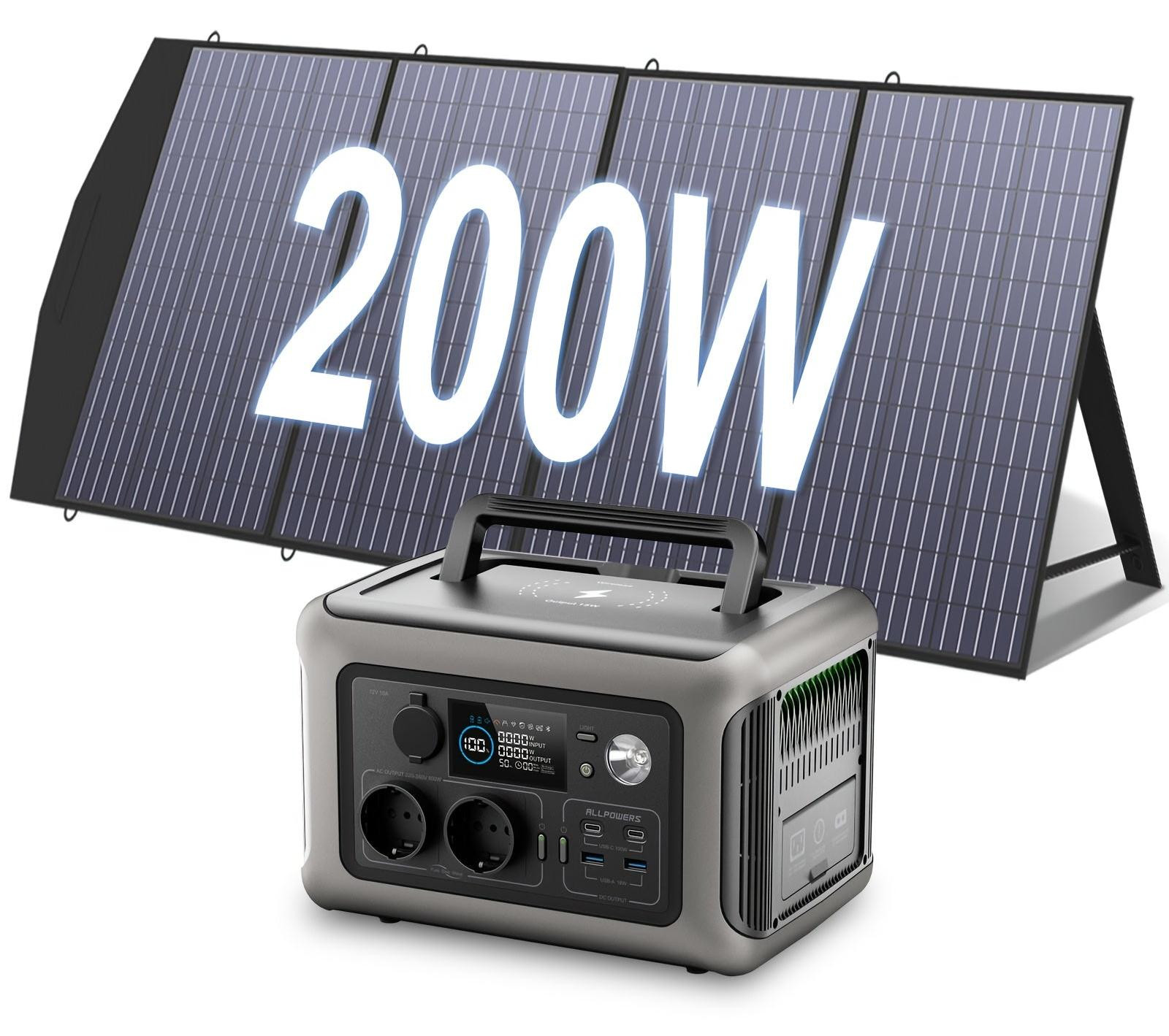 Selius Draagbare Powerstation - Mobiele Generator en Solar Generator voor Noodstroomvoorziening