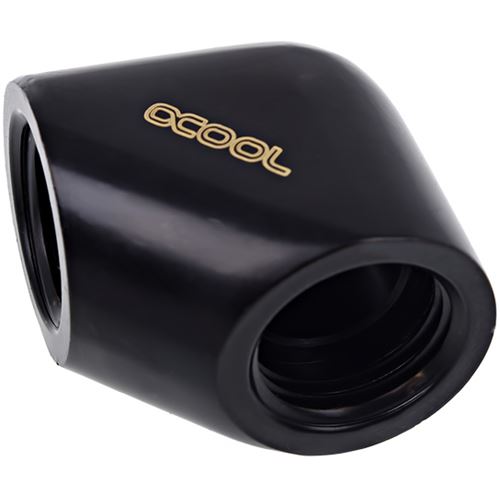 Alphacool Eiszapfen L-Verbinder G1/4 IG auf G1/4 IG - Deep Black