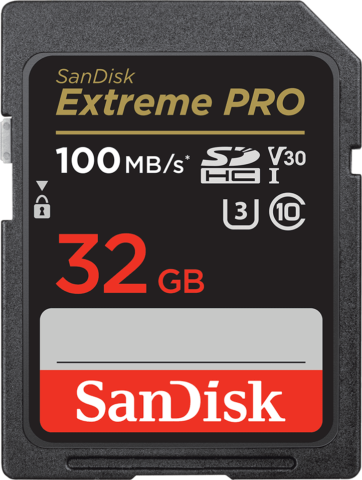 SanDisk Extreme Pro 32 GB SDHC UHS-I-Speicherkarte (2022) bis 100 MB/s