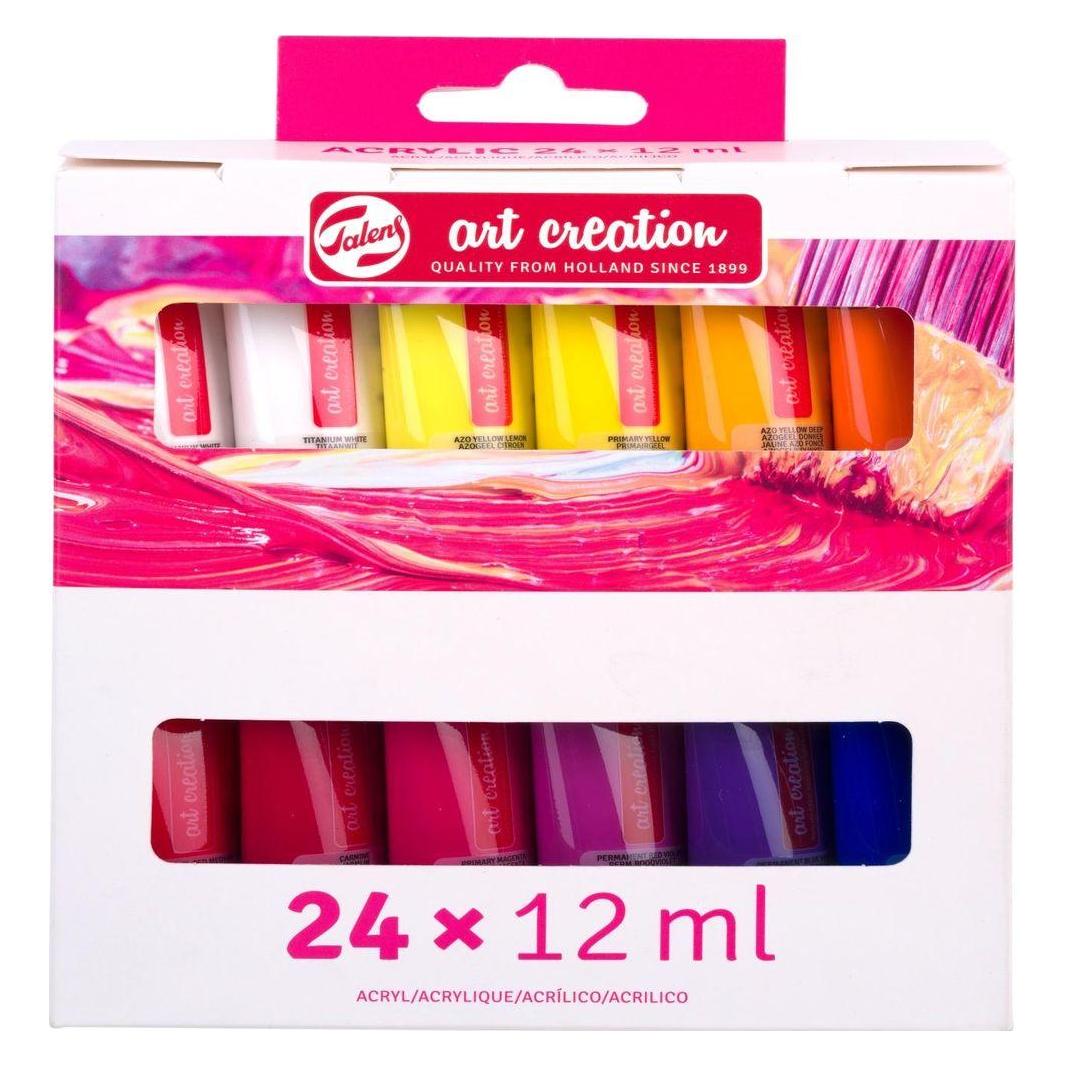 Talens Acrylfarbe Set | 24 x 12 ml (12 ml) (9021824M)