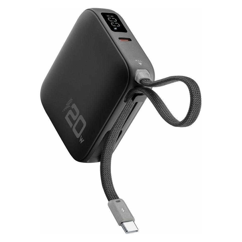 Cellularline POCKET Power Bank, 10000 mAh, 20 W (10000 mAh, 20 W) (8018080519932)